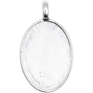 Rico Design Cabochon Anhänger oval 27x20mm*