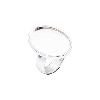 Rico Design Cabochon Ring oval 25x18mm Größe 18mm*