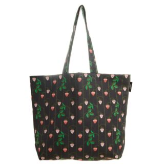 Rico Design Canvas-Shopper Erdbeeren blau*