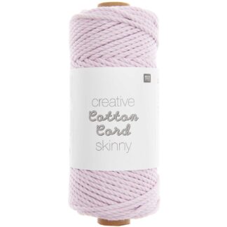 Rico Design Creative Cotton Cord skinny Makramee-Garn Flieder*