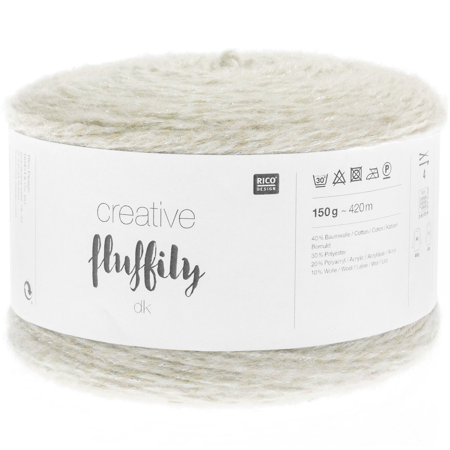 Rico Design Creative Fluffily dk Creme*