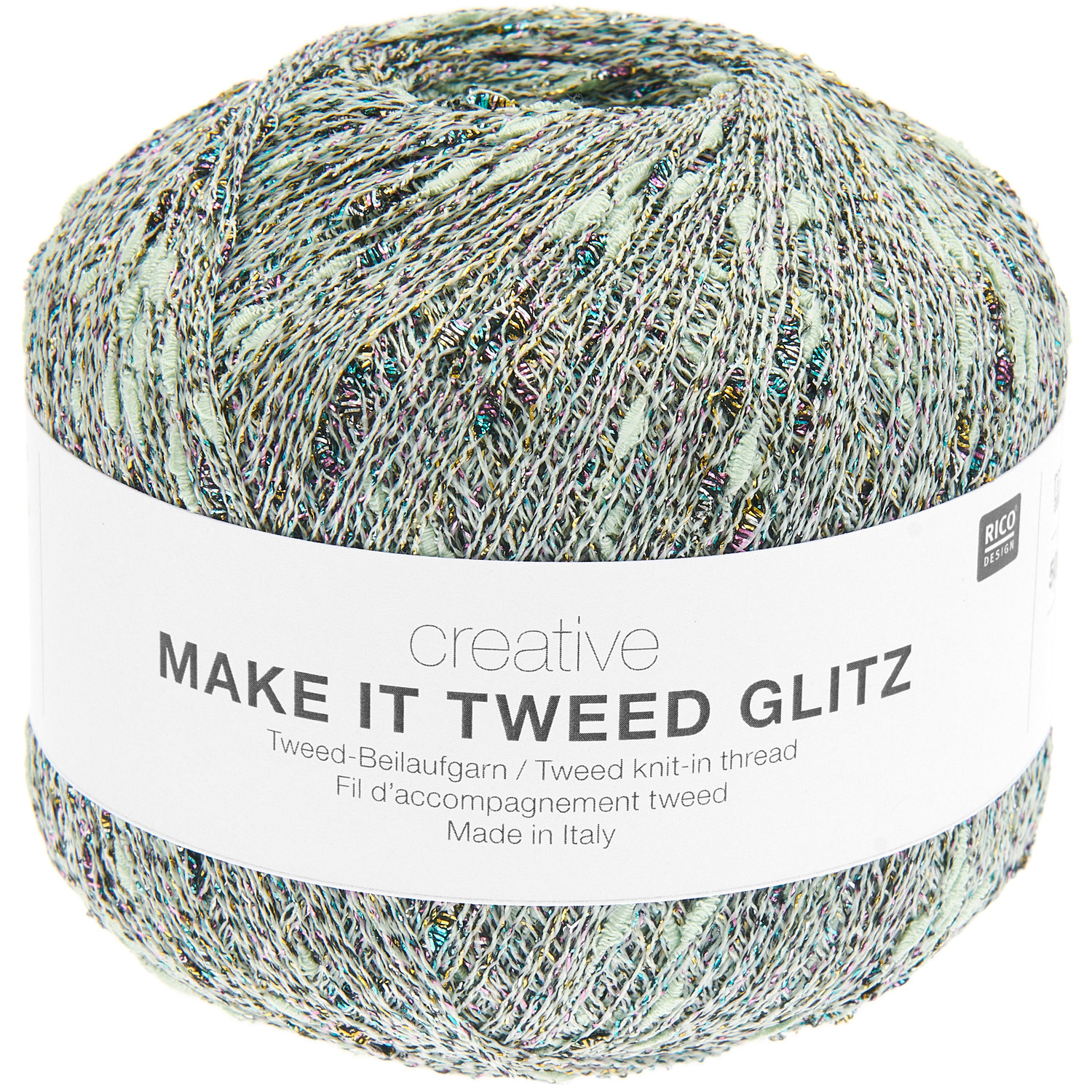 Rico Design Creative Make It Tweed Glitz Mint*