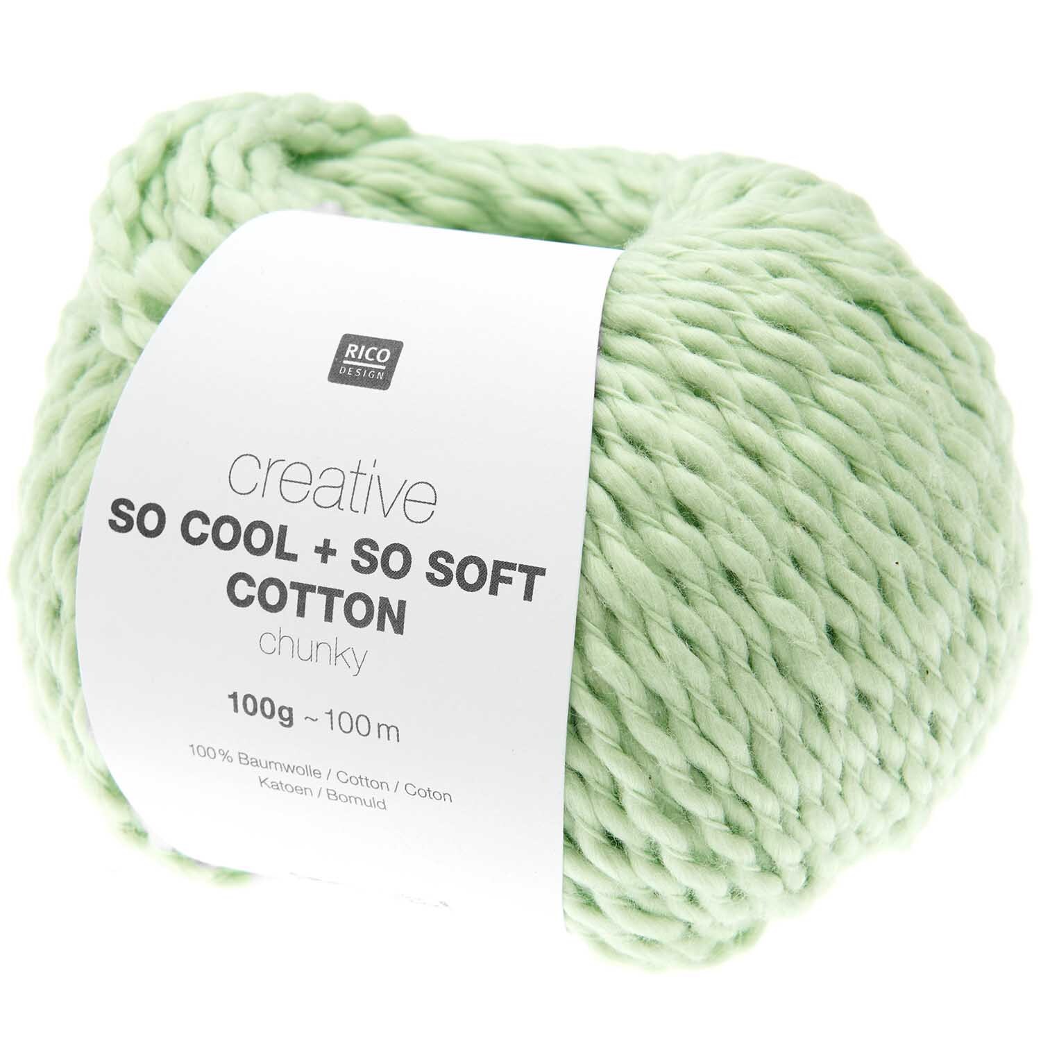 Rico Design Creative So Cool + So Soft Cotton chunky Pastellgrün*