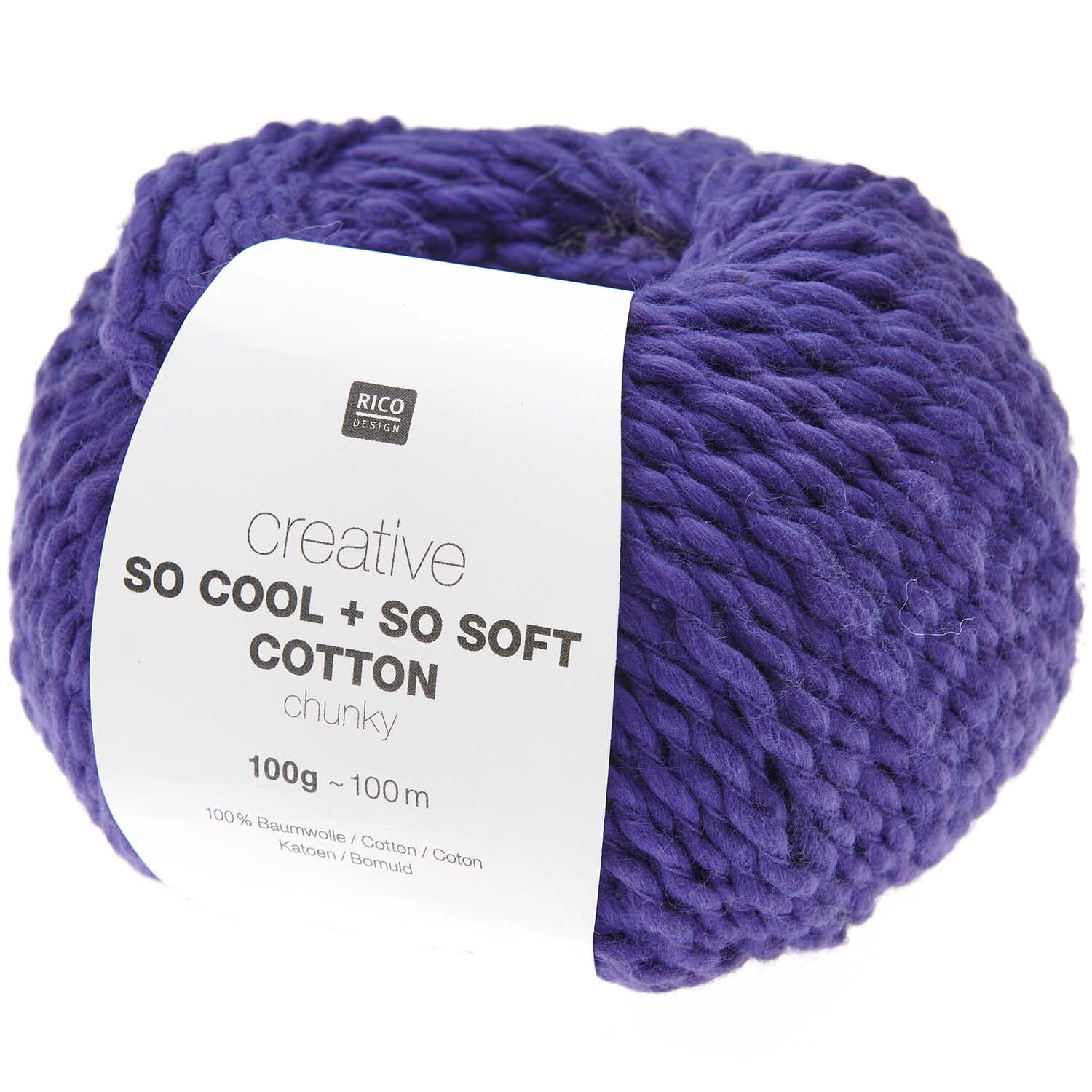 Rico Design Creative So Cool + So Soft Cotton chunky Violett*