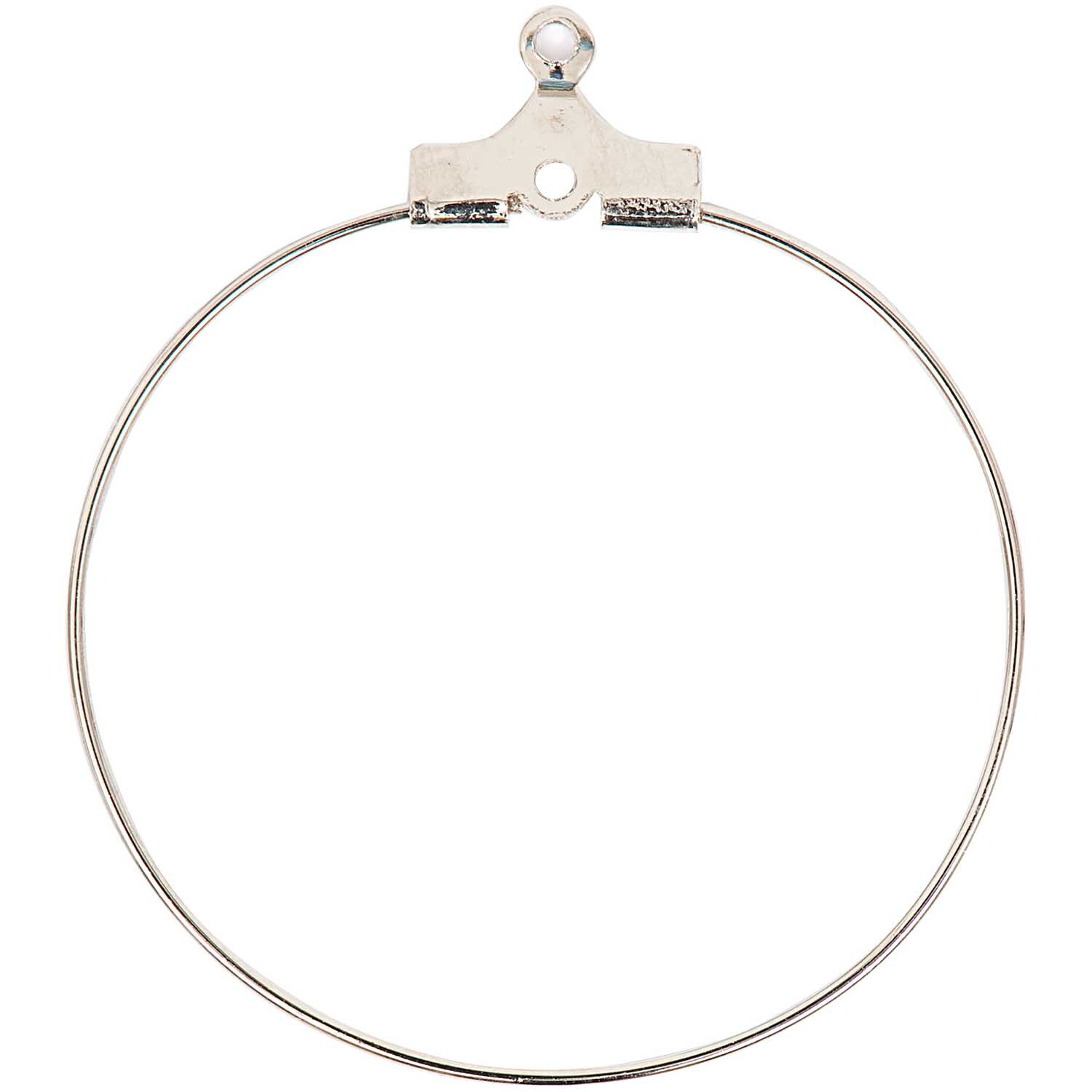 Rico Design Creolen silber 30mm 2 Stück*