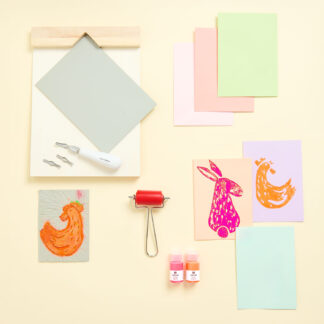 Rico Design DIY Set Linol Karten*