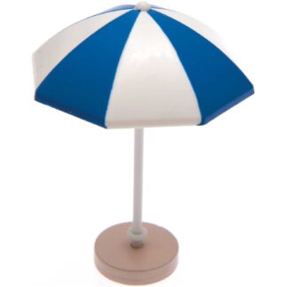 Rico Design Deko-Sonnenschirm blau-weiß 5,5x7,5cm*