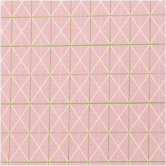 Rico Design Druckstoff Canvas Raster rosa 140cm*