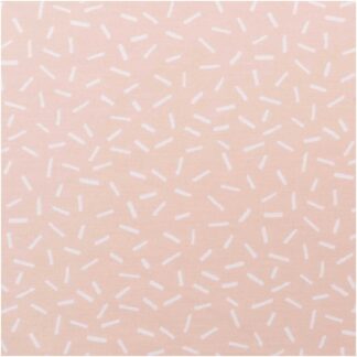 Rico Design Druckstoff Hygge Striche puder-weiß 140cm*