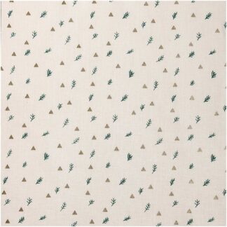 Rico Design Druckstoff Zweige ecru-gold 50x140cm*