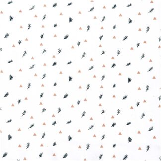 Rico Design Druckstoff Zweige weiß 140cm*