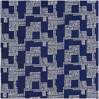 Rico Design Druckstoff grafisches Muster dunkelblau 140cm*