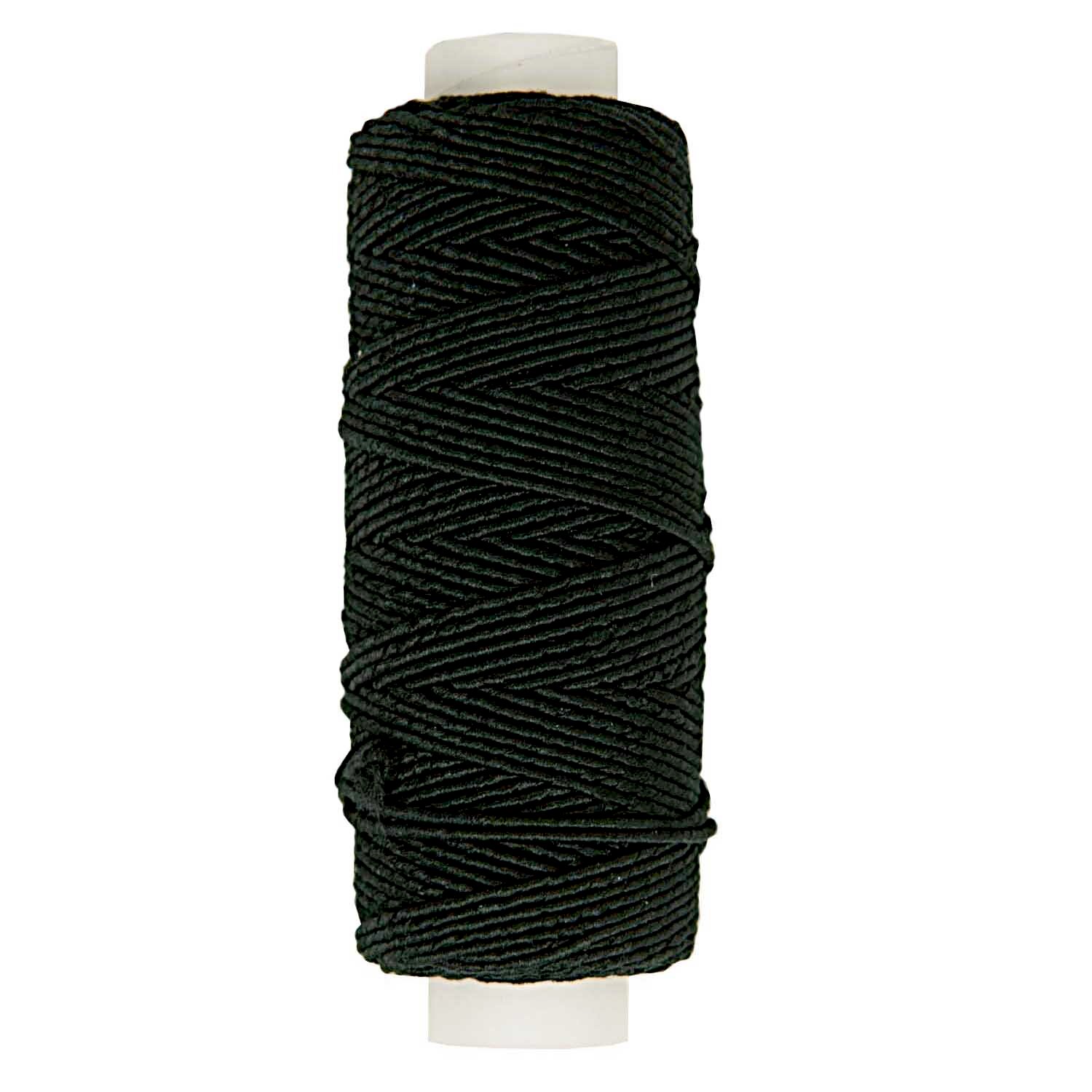 Rico Design Elastic Nähfaden schwarz 20m*