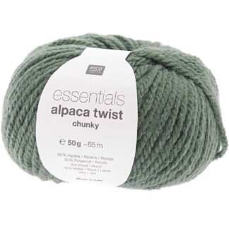 Rico Design Essentials Alpaca Twist Chunky Efeu*