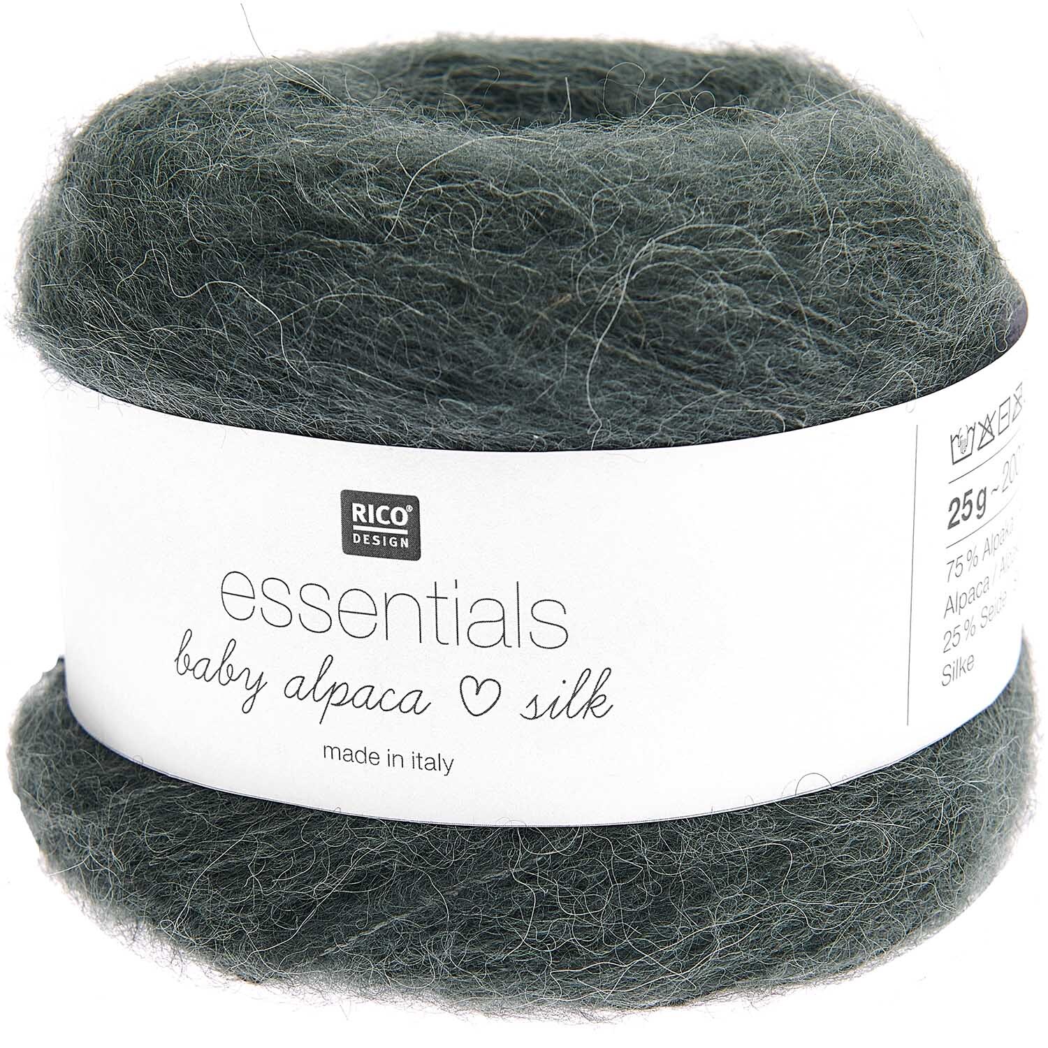 Rico Design Essentials Baby Alpaca Loves Silk Efeu*