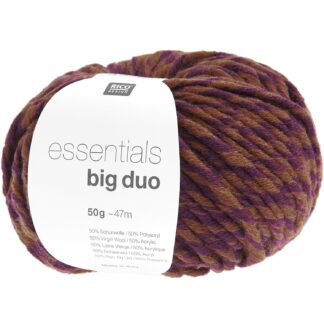 Rico Design Essentials Big Duo Aubergine/Rehbraun*