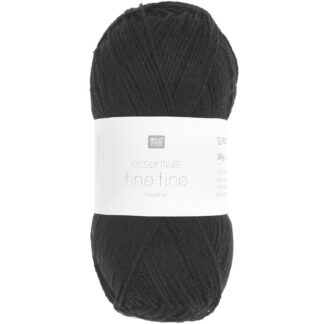 Rico Design Essentials Fine Fine Merino Schwarz*
