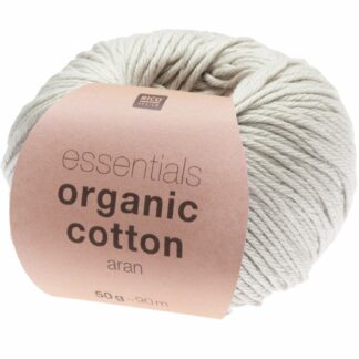 Rico Design Essentials Organic Cotton aran Silber*