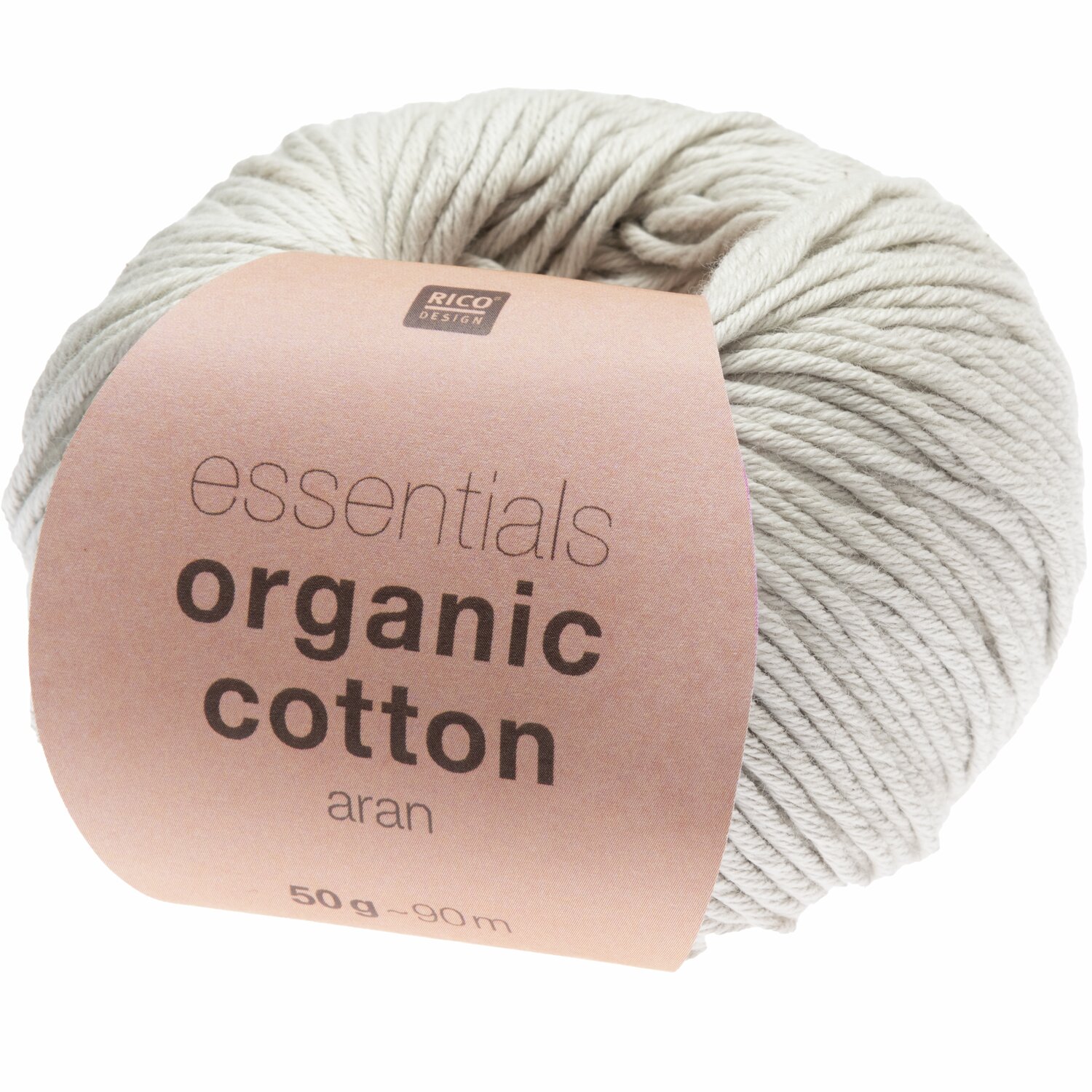 Rico Design Essentials Organic Cotton aran Silber*