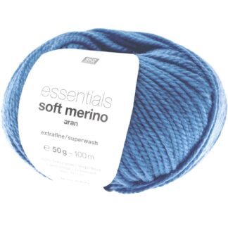 Rico Design Essentials Soft Merino aran Blau*