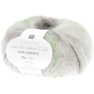 Rico Design Essentials Super Kid Mohair Loves Silk Cute Confetti Fresh*
