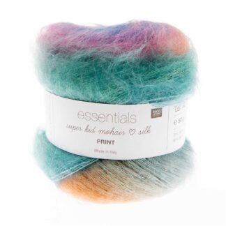 Rico Design Essentials Super Kid Mohair Loves Silk Print Wind*