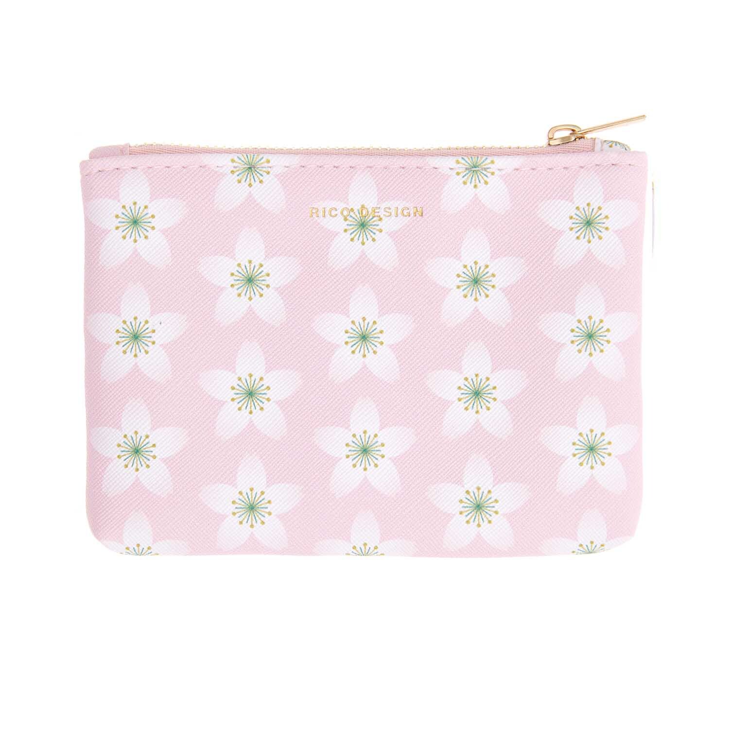 Rico Design Etui Kirschblüten rosa 14x10cm*