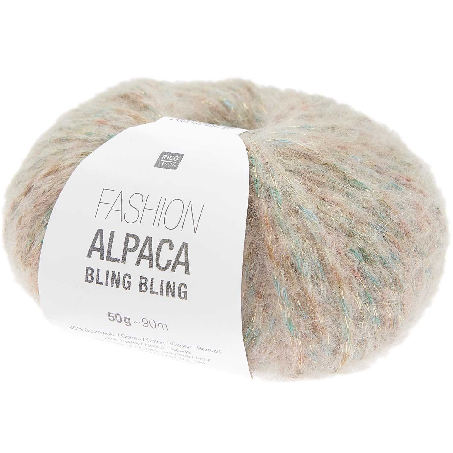 Rico Design Fashion Alpaca BLING BLING Pastell*