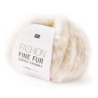 Rico Design Fashion Fine Fur Super Chunky Creme*