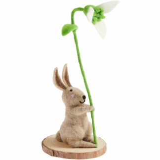 Rico Design Filz-Hase mit Schneeglöckchen*