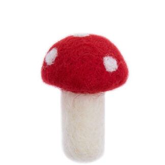 Rico Design Filz Pilz rund rot 6x4cm*