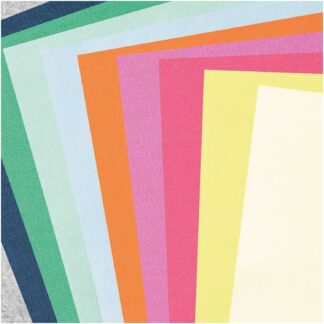 Rico Design Filz-Plattenset 1mm 20x30cm 10 Farben Fashion*