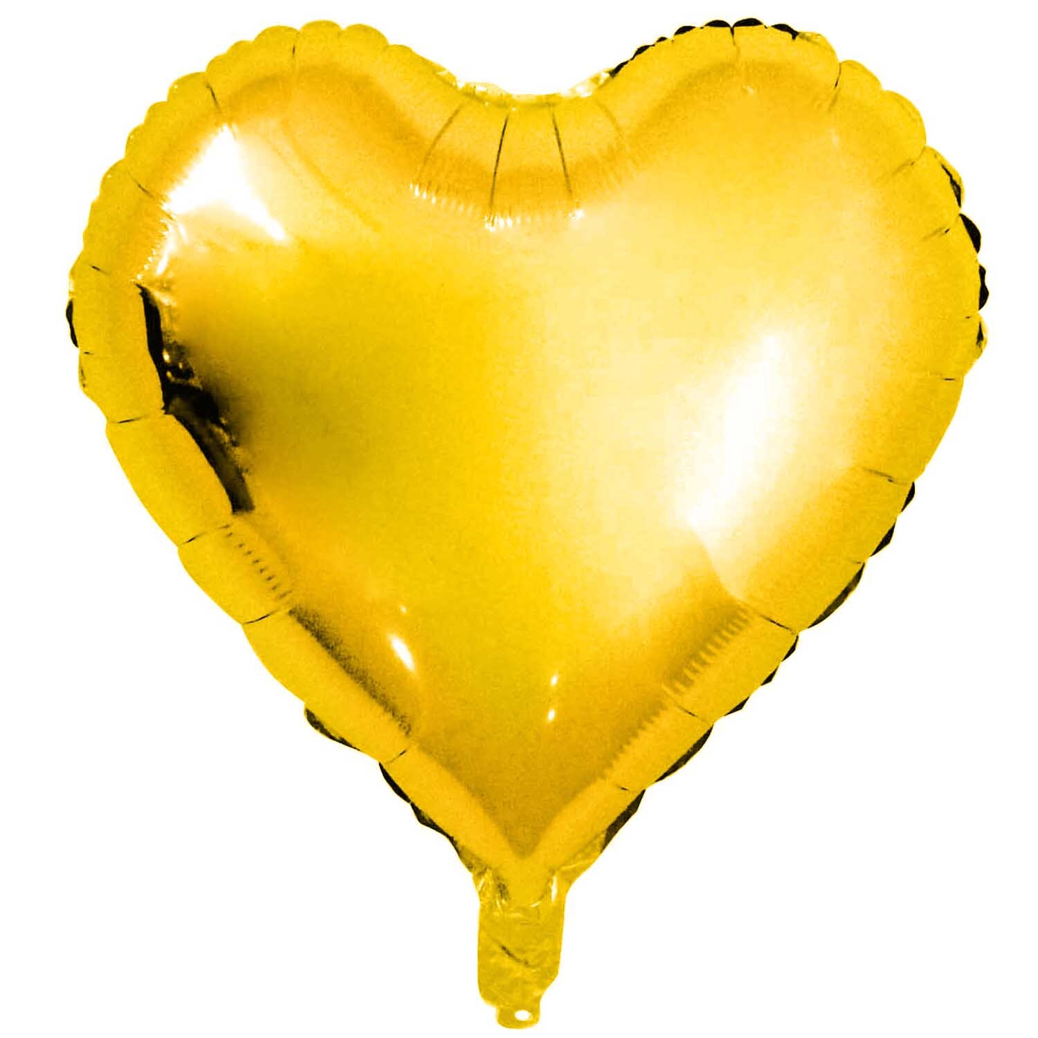Rico Design Folienballon Herz 36cm Gold*