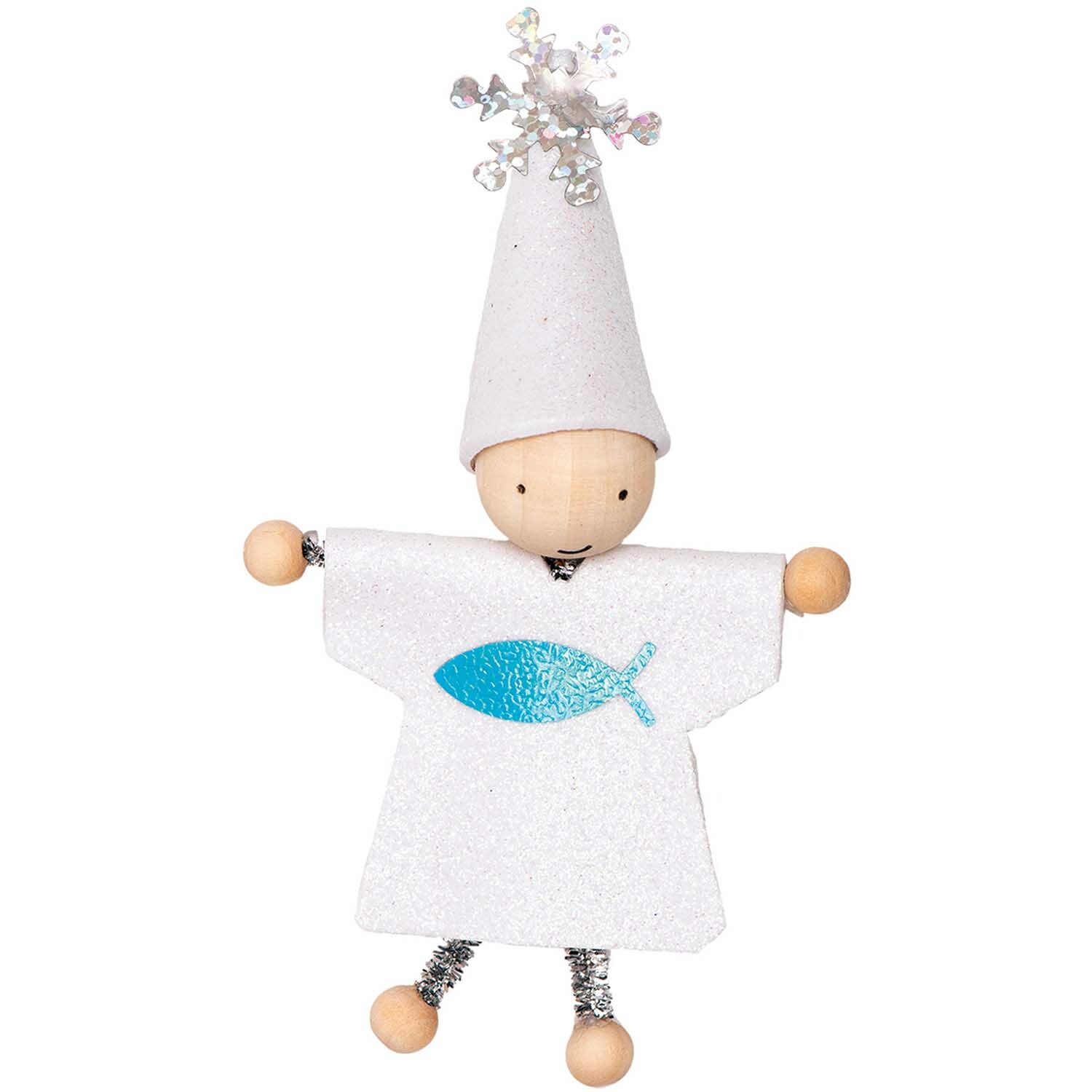 Rico Design Geschenkanhänger Wichtel Konfirmation mit Spruch 8cm*