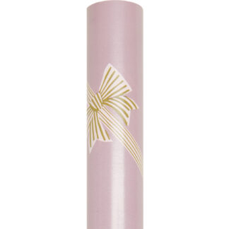 Rico Design Geschenkpapier Schleifen/Streifen Rosa*