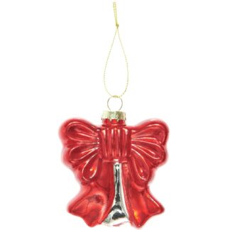 Rico Design Glashänger Schleife klein Rot*
