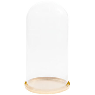 Rico Design Glashaube mit Metallsockel Gold*