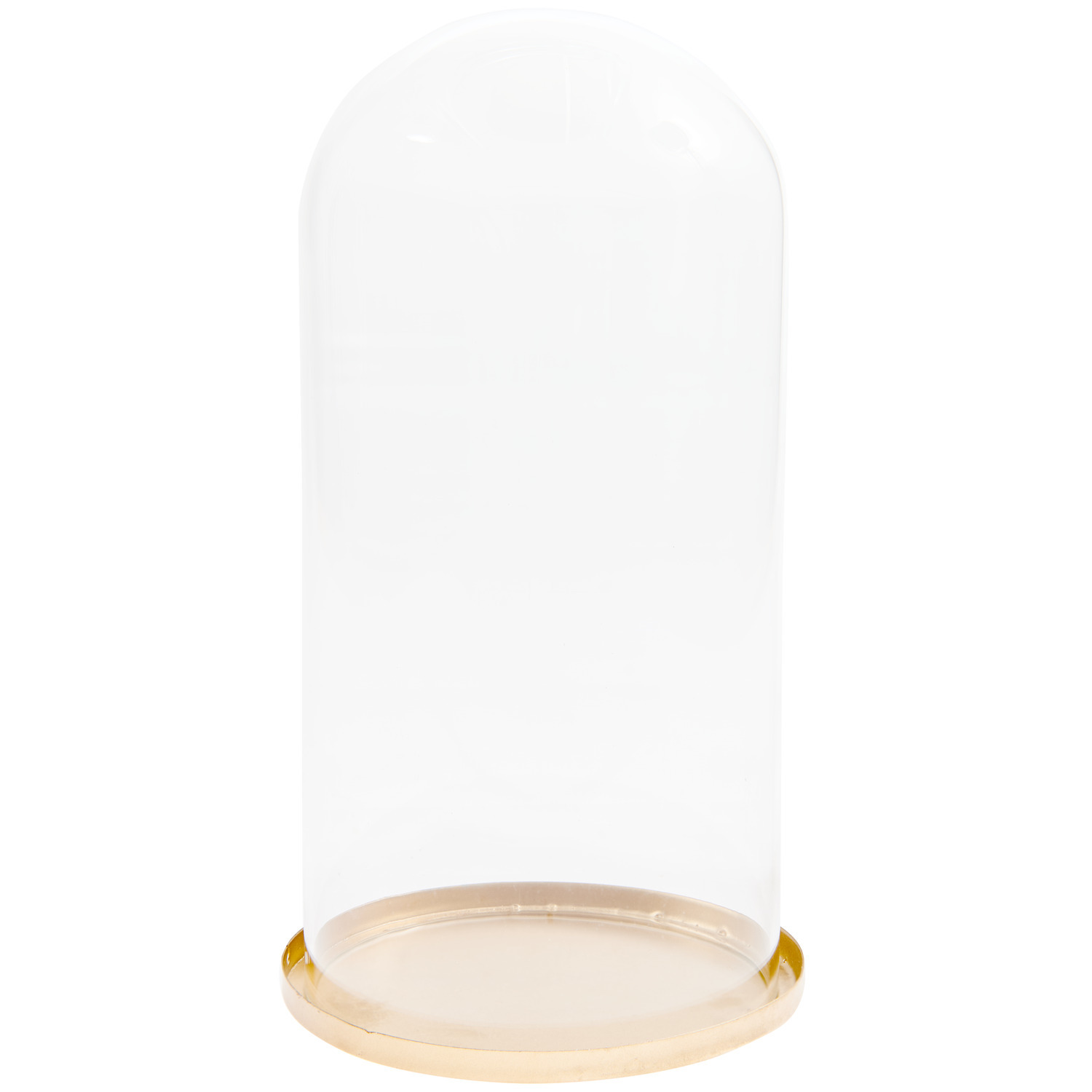 Rico Design Glashaube mit Metallsockel Gold*