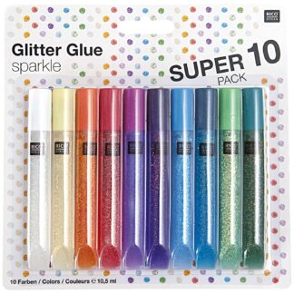 Rico Design Glitter Glue sparkle 10x10,5ml*