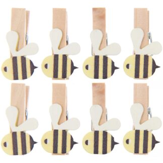 Rico Design Holzklammern Biene*