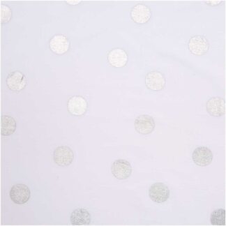 Rico Design Jerseystoff Punkte weiß 145cm*
