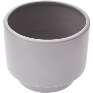 Rico Design Keramik Topf 14x14x11cm Grau*