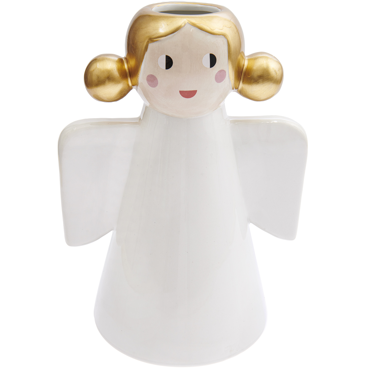 Rico Design Keramik Vase Engel weiß 26,5cm*