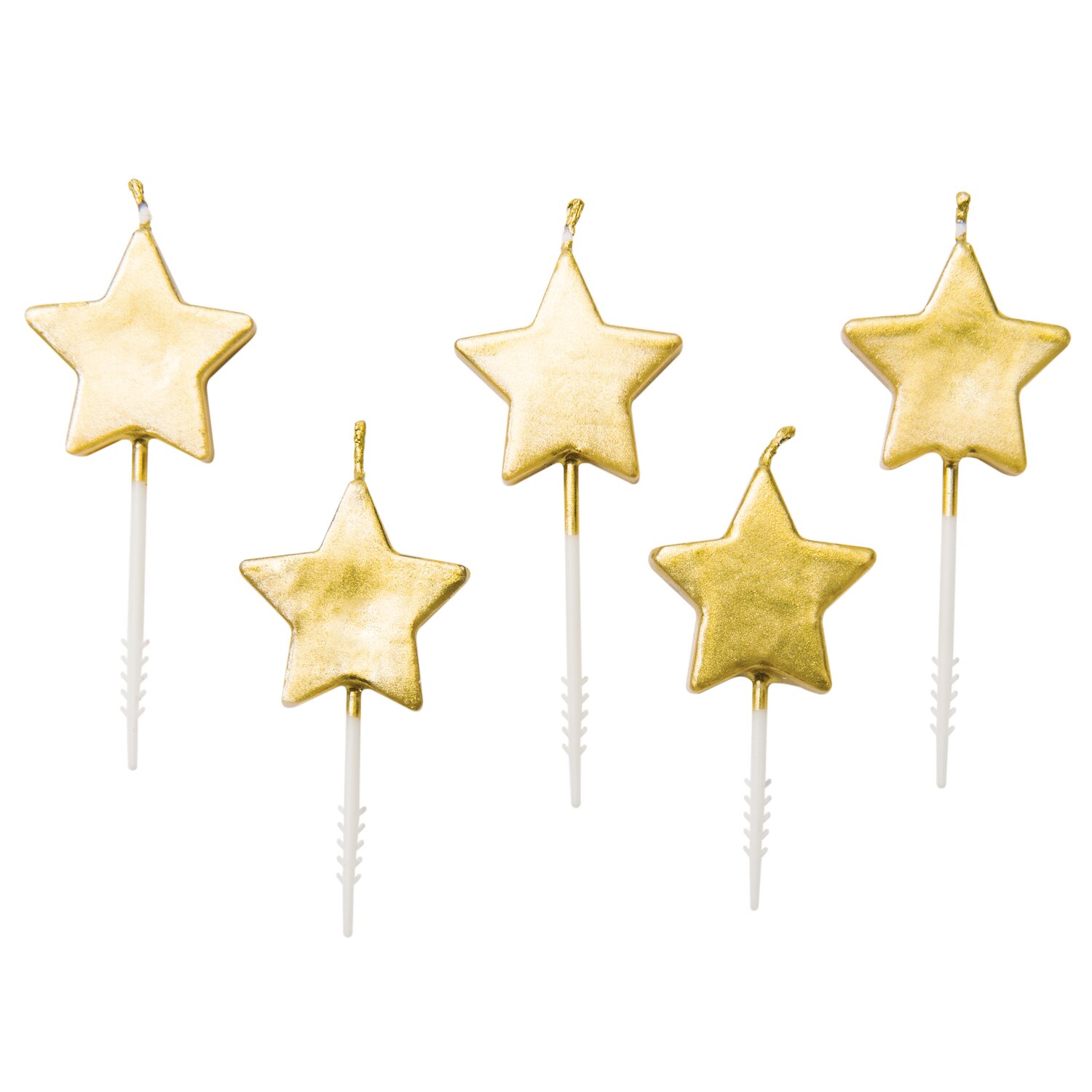 Rico Design Kerzen Sterne Gold*