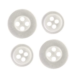 Rico Design Knopf Mix transparent 40 Stück*