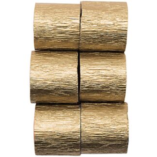 Rico Design Kreppbänder Gold 3,5cm 10m*