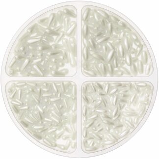 Rico Design Kunststoff-Perlen Set Olive 15g Natur*