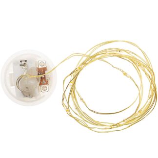 Rico Design LED-Lichterkette für Dekohaube gold 1,50m 15 Lichter*