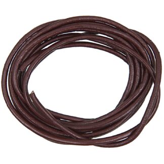 Rico Design Lederband 2mm 1m Dunkelbraun*