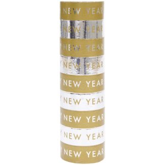 Rico Design Luftschlangen Happy New Year 3,8m*